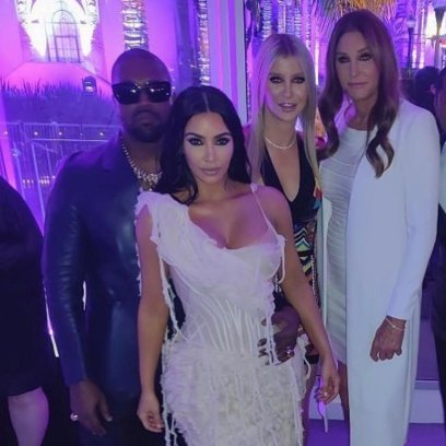 Kim Kardashian and Kanye West ‘Hung Out’ With Caitlyn Jenner and Sophia Hutchins at Oscars Party