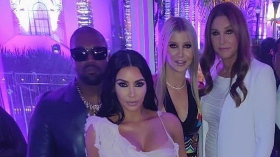 Kim Kardashian and Kanye West ‘Hung Out’ With Caitlyn Jenner and Sophia Hutchins at Oscars Party