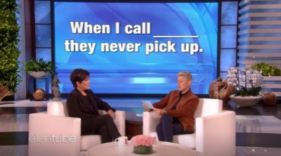 Kris Jenner on Ellen DeGeneres