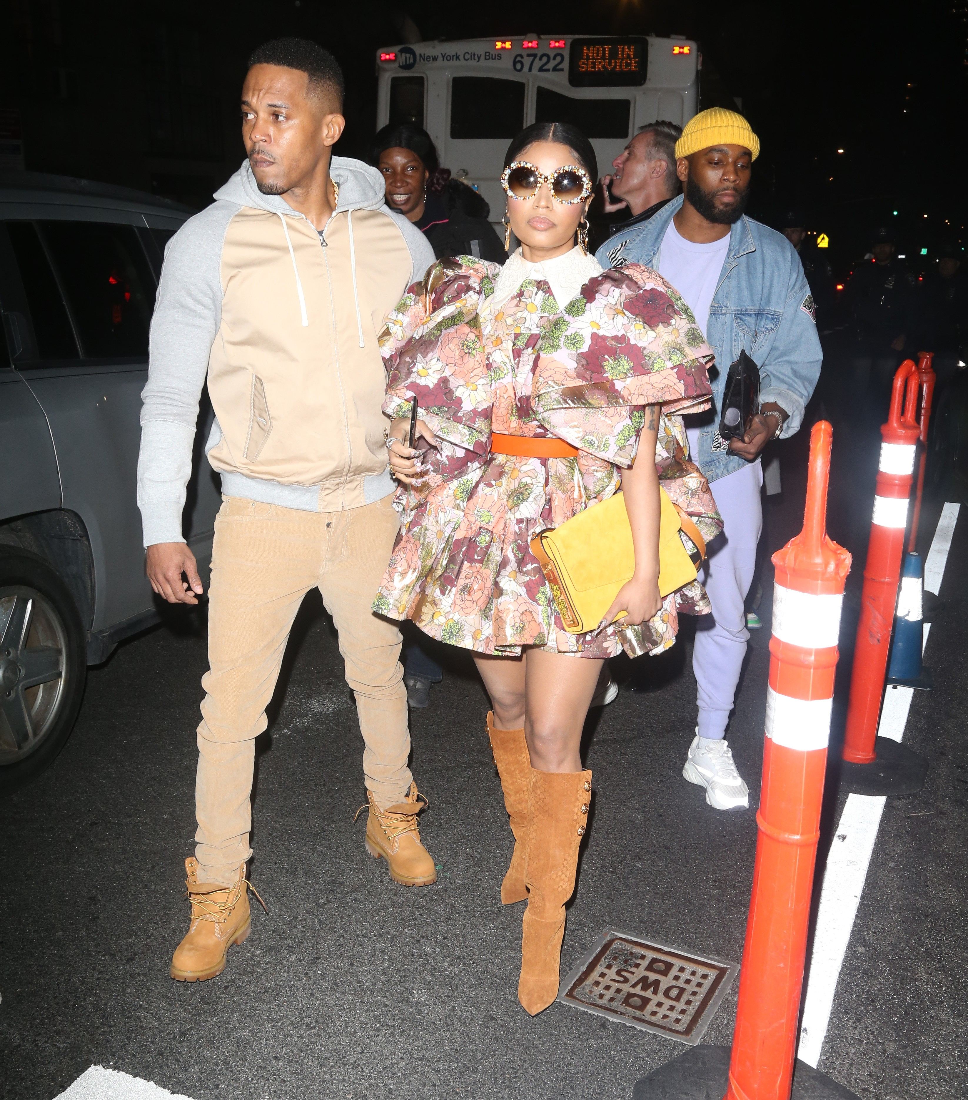 Nicki Minaj and Husband Kenneth Petty Make Appearance at NYFW