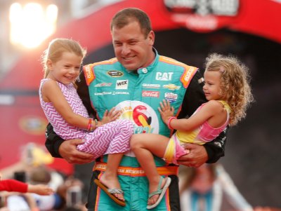 Ryan Newman With His 2 Children