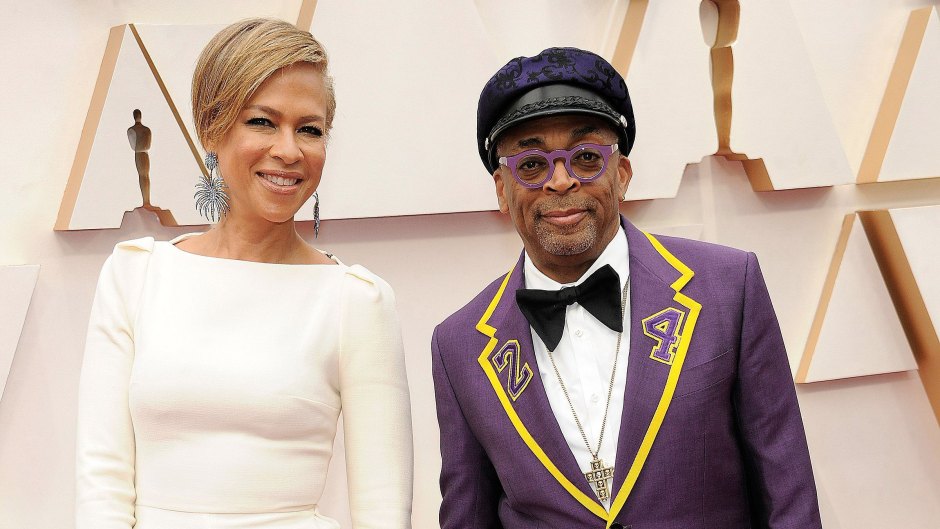 Spike Lee and Wife on 2020 Oscars Red Carpet