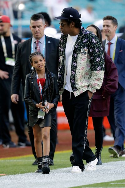 Blue Ivy and Jay Z 49ers Chiefs Super Bowl Football, Miami Gardens, USA - 02 Feb 2020