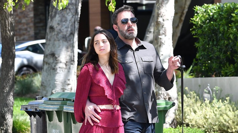 Ben Affleck and Ana De Armas Get Cozy While Walking Dogs — See