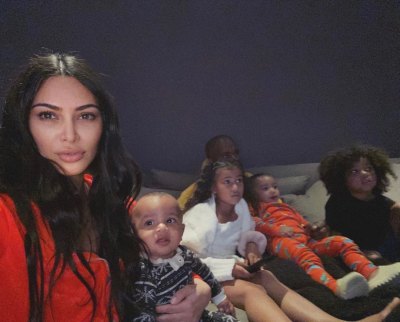 Kim Kardashian Family Selfie