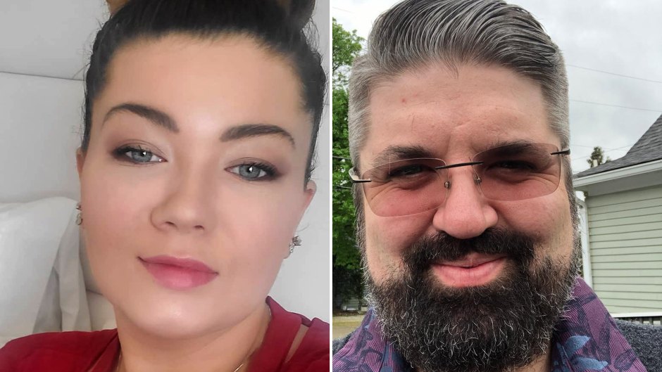 Side-by-Side Selfies of Amber Portwood and Andrew Glennon