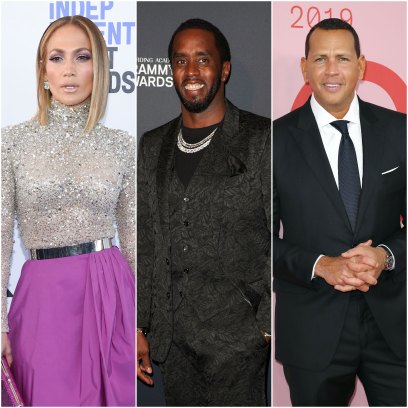 Jennifer Lopez, Ex Diddy and Fiance A-Rod Have Drinks Over Video Chat
