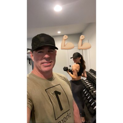 Jim Edmonds and Girlfriend Kortnie O'Conner Working Out