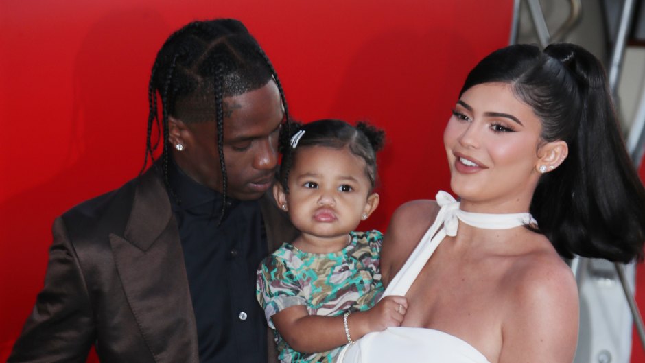 Travis Scott and Kylie Jenner With Daughter Stormi Webster
