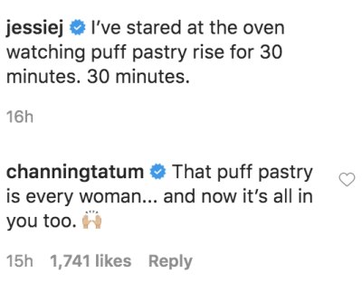 Channing Tatum Leaves Comment