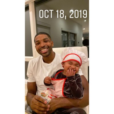 Tristan Thompson and True Laugh in Never-Before-Seen Photo Shared by Khloe Kardashian