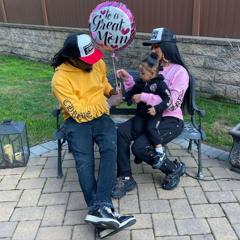 Cardi B and Offset Dance While in Quarantine With Daughter Kulture