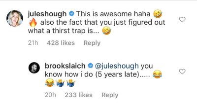 Julianne Hough Reacts to Husband Brooks Laich Thirst Trap Photo