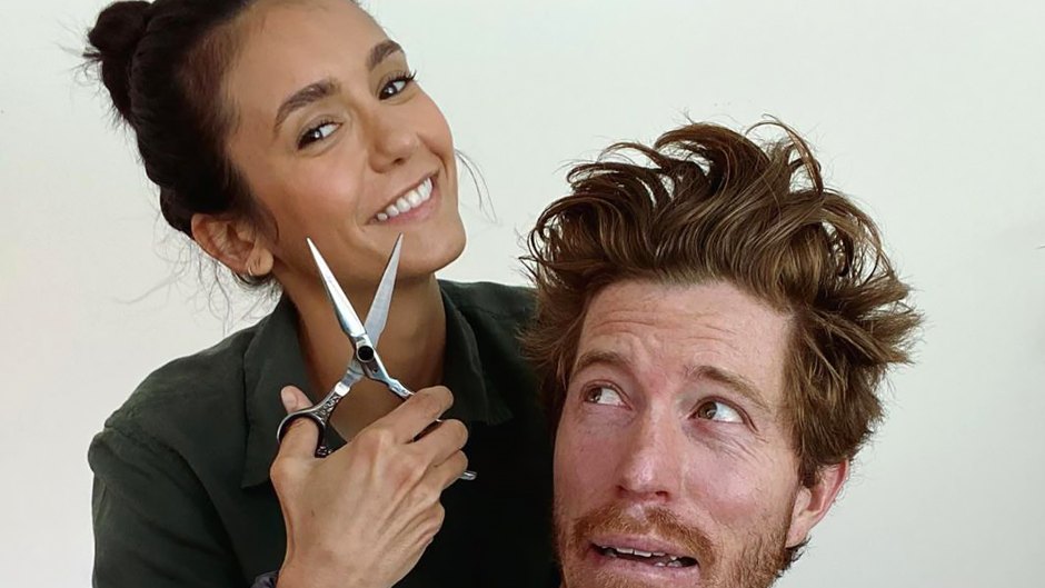 Nina Dobrev Plays 'Hairdresser' and Gives Boyfriend Shaun White a Haircut in Instagram Couple Debut