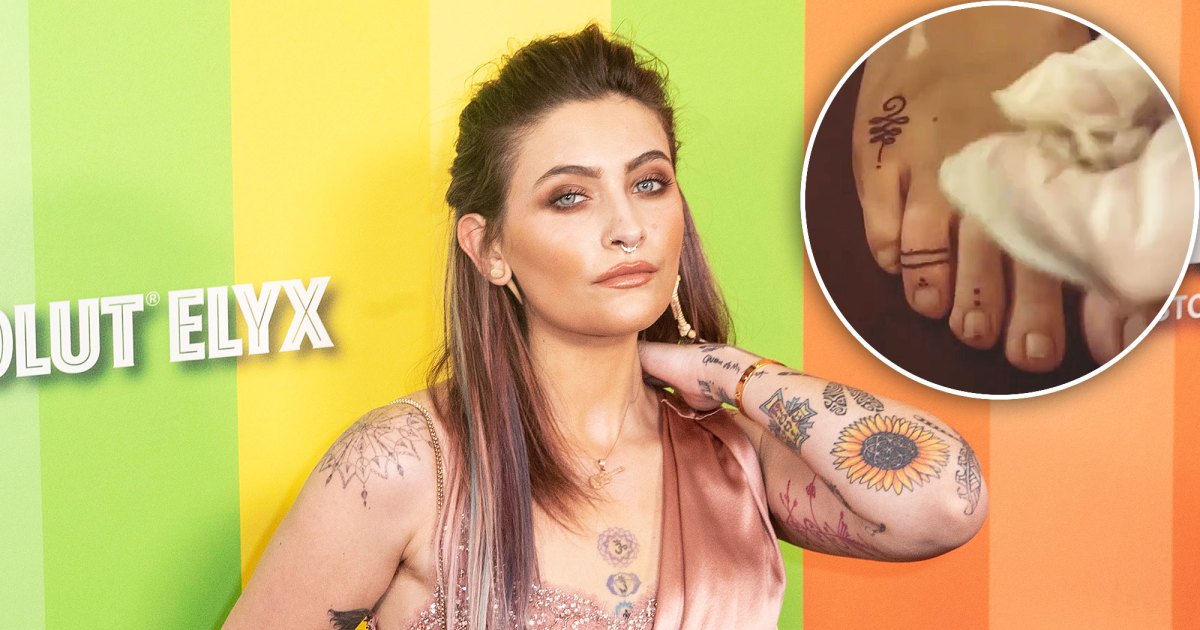 Paris Jackson Gives Herself a Tattoo at Home While in Quarantine