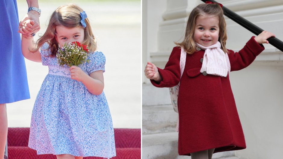 Side-by-Side Photos of Princess Charlotte