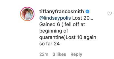 Tiffany Weight Loss Update