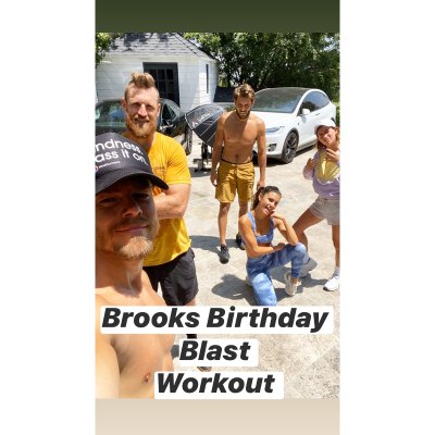 Brooks Laich Works Out With Julianne Hough Brother Derek for His Birthday Blast After Split