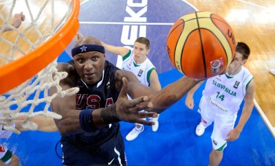 Lamar Odom Playing Basketball
