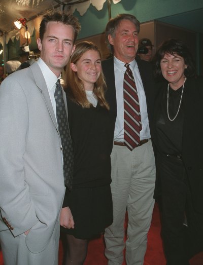 Matthew Perry and family