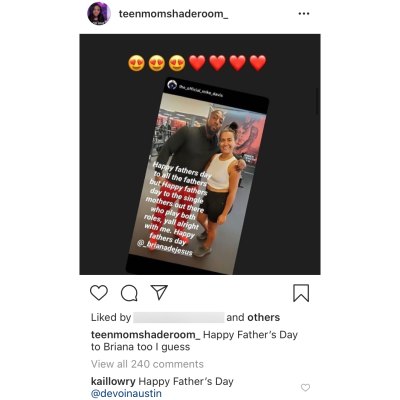 Teen Mom 2 Star Kailyn Lowry Comments on Teen Mom Shade Room Post About Briana DeJesus