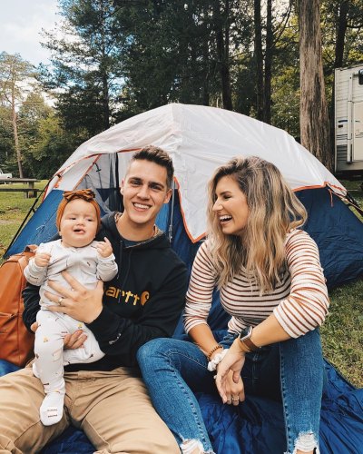 Carlin Bates Takes Daughter Layla Stewart Camping