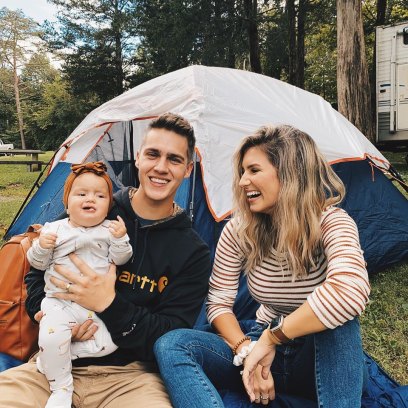 Carlin Bates Takes Daughter Layla Stewart Camping