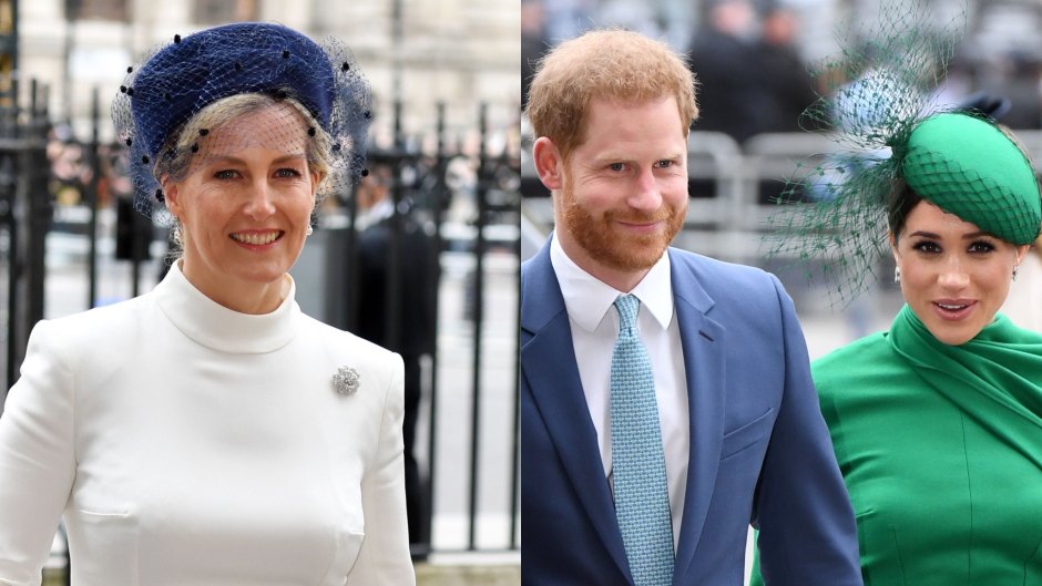 prince harry's aunt sophie says she hopes he and meghan markle will be happy in LA