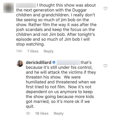 Counting On Alum Derick Dillard Says Jim Bob Controls the Show, Will Attack Victims if They Threaten Not to Film