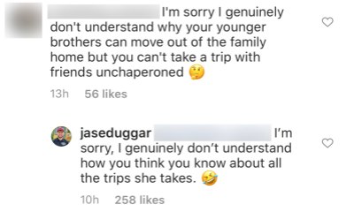 Counting On Star Jason Duggar Defends Big Sister Jana Duggar Over Hate About Moving Out and Going On Trips With Dad Jim Bob Duggar