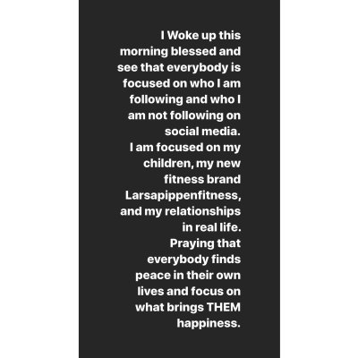 Larsa Pippen Responds to Reports She Unfollow the Kardashians and They Unfollowed Her
