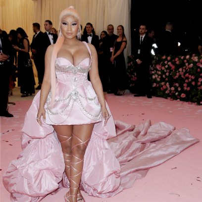 Nicki Minaj in Pink Dress