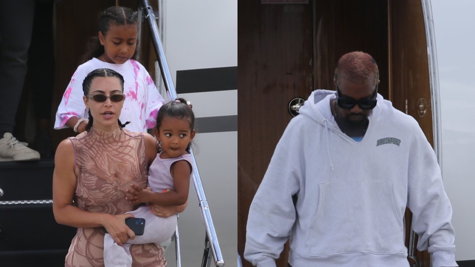 kim kardashian kanye west return family vacation amid drama