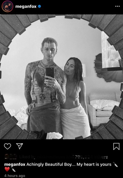 mgk-and-megan-fox-black-and-white-selfie