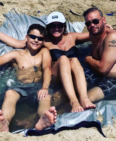Collin Gosselin at the Beach With Jon and Colleen
