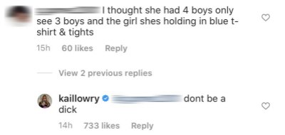 Kailyn Lowry Claps Back Over 'Girl' Comment on Lux Pic