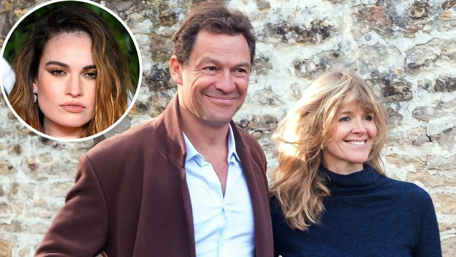 Dominic West Wife Catherine Putting Brave Face After Lily James PDA Photos Surface
