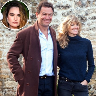 Dominic West Wife Catherine Putting Brave Face After Lily James PDA Photos Surface