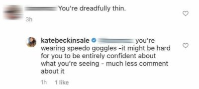 Kate Beckinsale Claps Back Over Rude Comment About Weight Loss