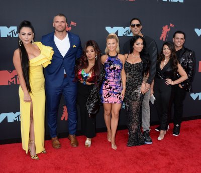 Angelina Pivarnick With 'Jersey Shore' Castmates
