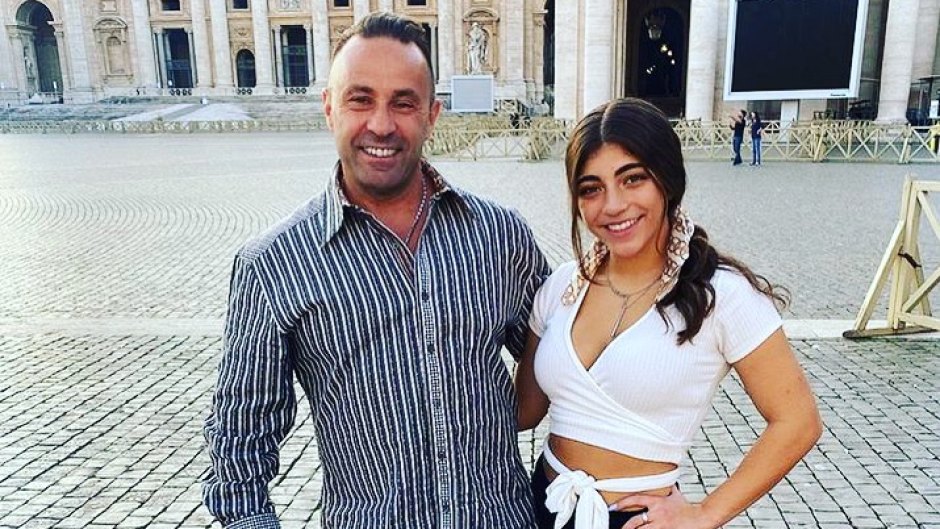 Joe Giudice Reunites With Daughters Gia and Milania in Italy