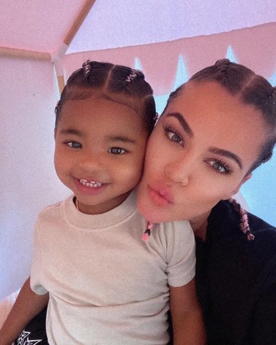 Khloe Kardashian Selfie Daughter True Thompson Tristan Thompson Comments Queen and Princess