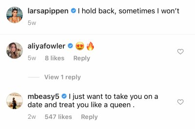 Malik Beasley Asked Out Larsa Pippen