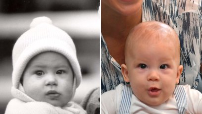 Feature Prince Harry and Prince Archie Twinning Baby Pics