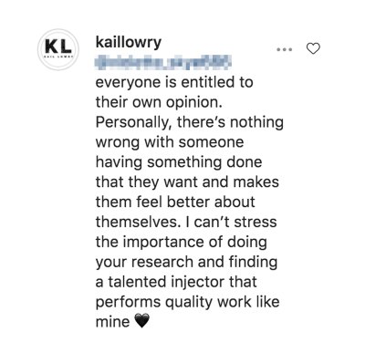 Kailyn Lowry Claps Back After Being Told She Too Young Be Getting Lip Injections