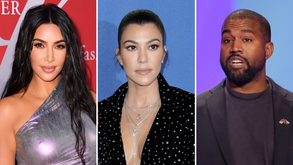 Kim Kardashian Leans on Kourtney Amid Kanye West Marital Drama