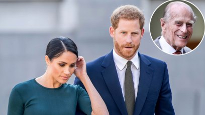 Prince Harry Will 'Miss' Pregnant Wife Meghan Markle While He Attends Prince Philip's Funeral