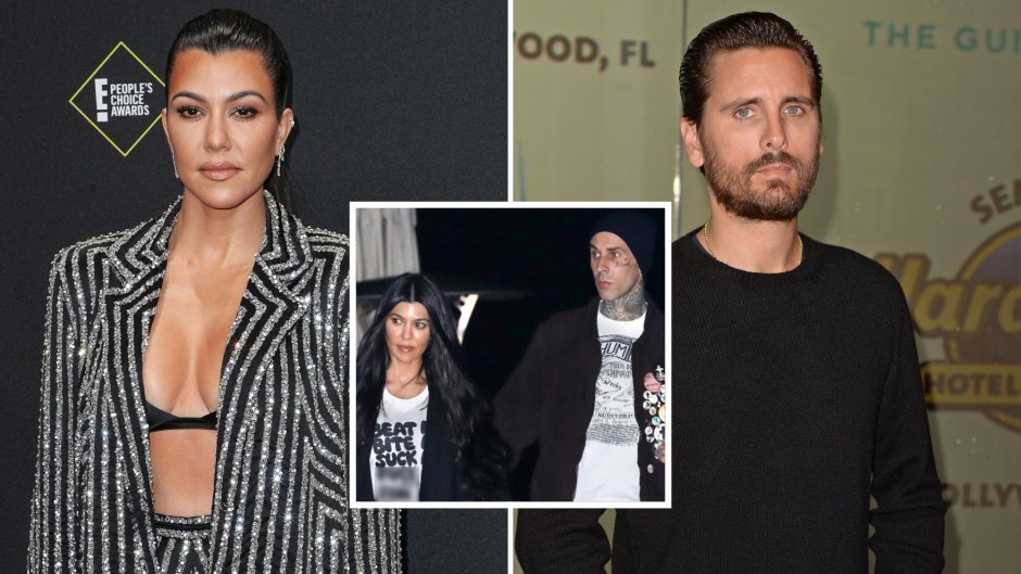 Kourtney Kardashian and Scott Disick's Relationship Is 'Awkward' Amid Travis Barker Romance