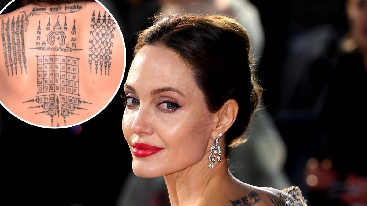Angelina Jolie's Tattoos: Photos of Her Many Inkings