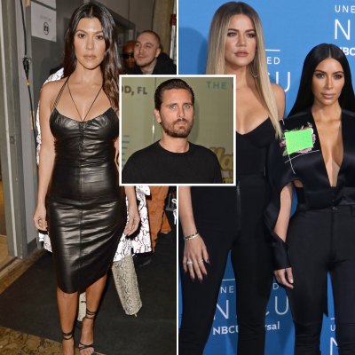 Kourtney Kardashian Calls Out Kim and Khloe for Always 'Agreeing' With Ex Scott Disick: 'Stop'